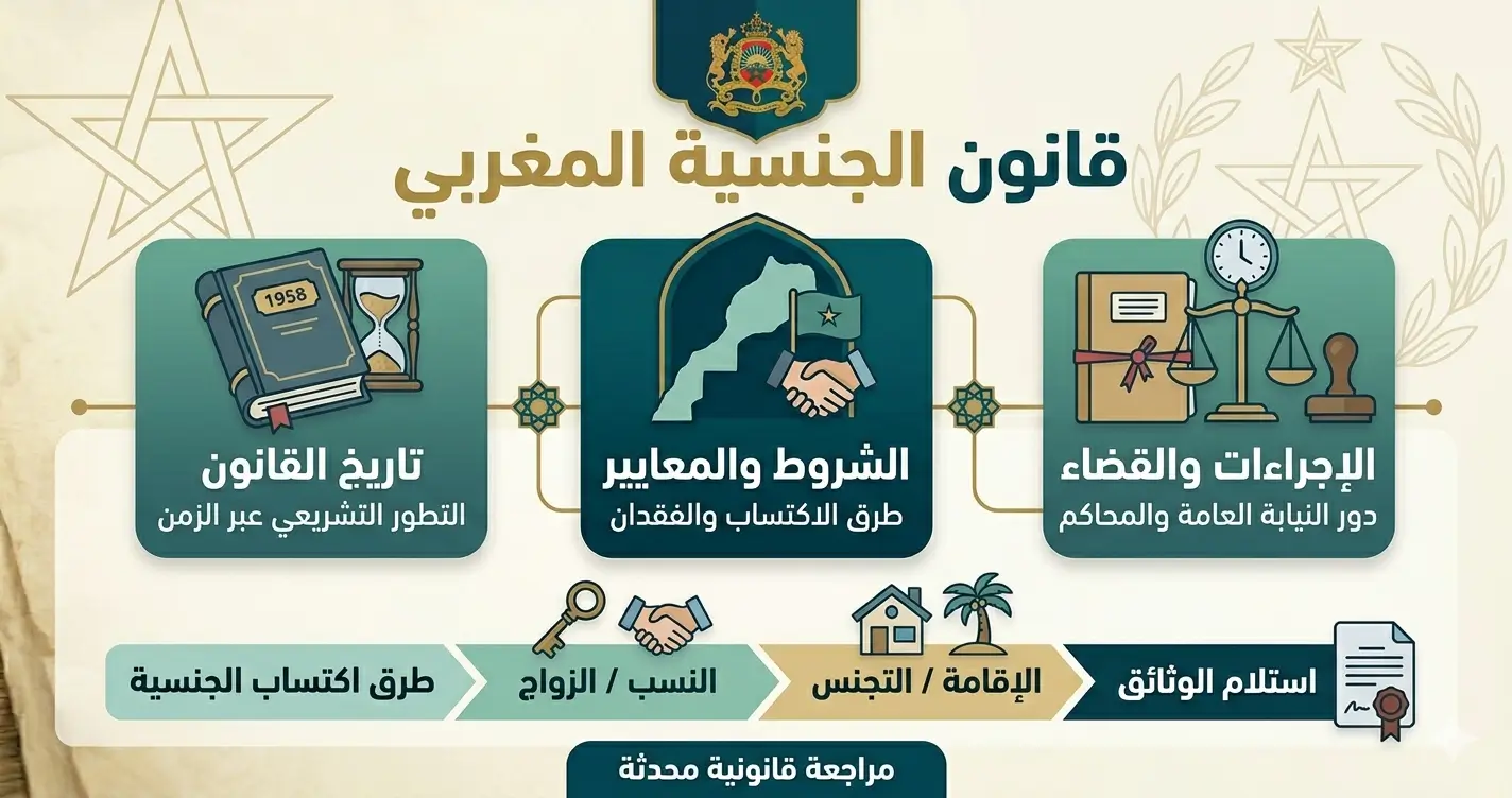 قانون الجنسية المغربي: دليل شامل وفق آخر المستجدات والتعديلات التشريعية لعام 2026