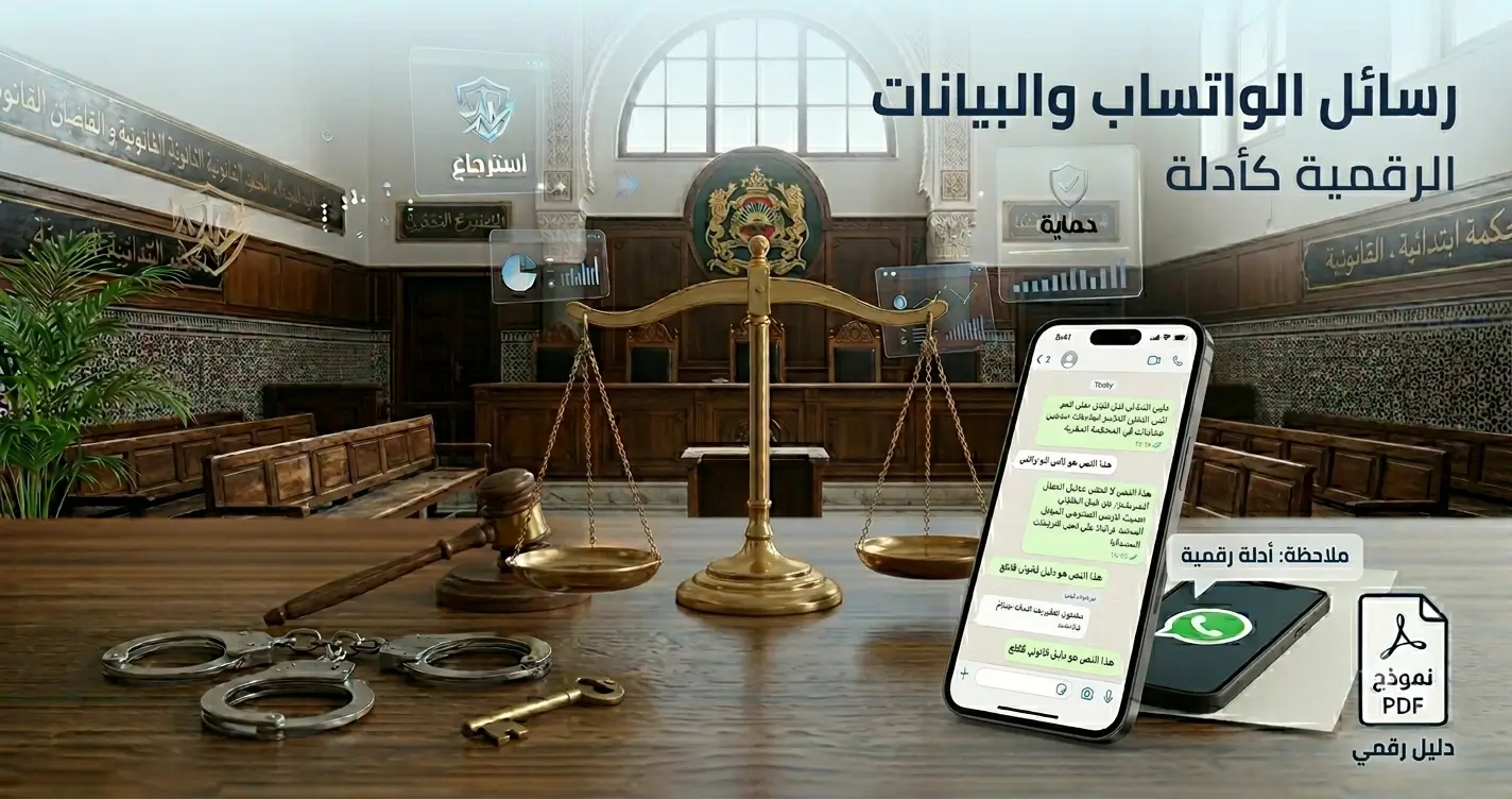 اعطني صورة يقبلها جوجل ادسنس وزنها اقل من 80 كيلوبايت ومقاسها هو 1200-630 تكون خفيفة على شكل webp صالحة لمقالة قانونية ليس بها صور اشخاص تحت عنوان : رسائل الواتساب إثبات في المحكمة المغربية